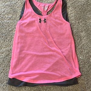 Pink under Armour shirt